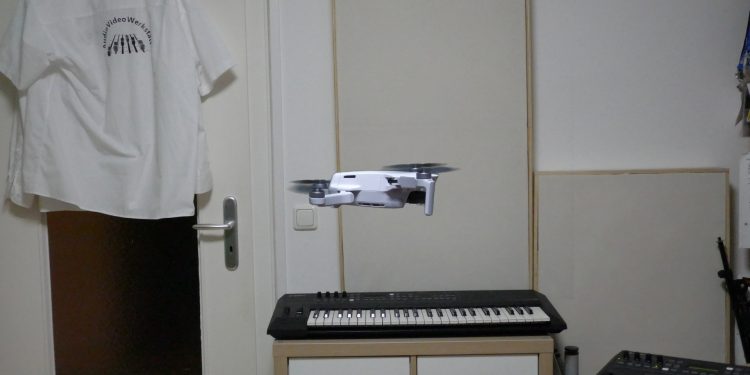 Drohne im Studio
